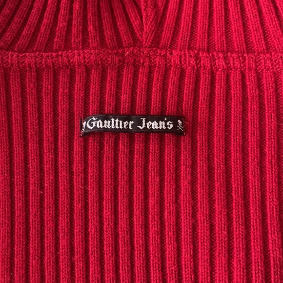 John Paul Gaultier a Red sweater - Picture 7 of 7